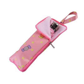 BLOOPIC Folding Umbrella Case, Waterproof, Lightweight, Foldable, Umbrella Cover, Microfiber, Wet Prevention, Interior Protection, Includes Strap, Portable, Convenient for Rainy Season, Work, School