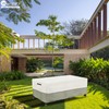 LSongSKY Outdoor Coffee Table Cover,Waterproof Rectangular Patio Small Side Table