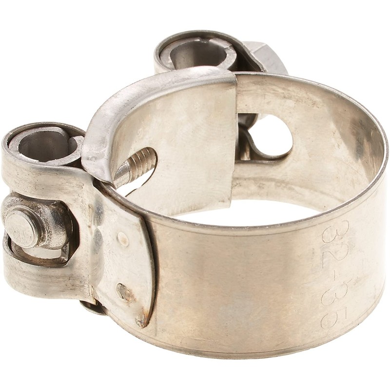 Kitaco 995-0102032 Muffler Joint Clamp, Stainless Steel, 1.2 - 1.4