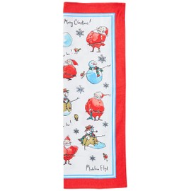 Ulster Weavers Madeleine Floyd Santa and Snowmen Cotton Tea Towel, 100Percent, Multi, STANDARD