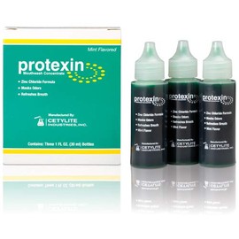 Protexin Mouthwash Concentrate Zinc Chloride Fresh Mint 1 oz 3/Box