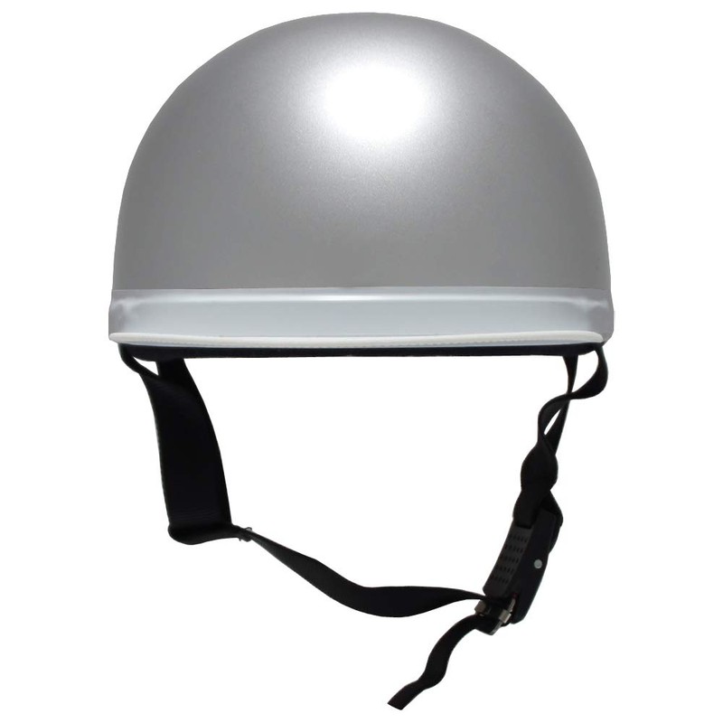 B&B BB300 White Brim Half Cap, Helmet, Silver, SG Safety