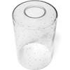 Clear Bubble Seeded Glass Shade, Cylinder Glass Lamp Shade Light