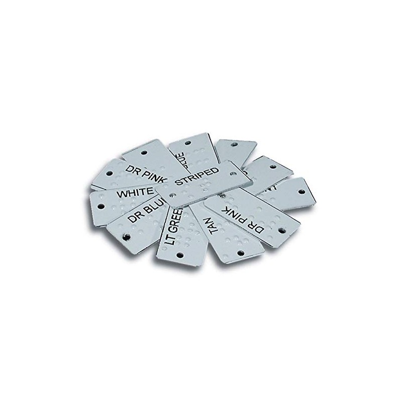 Braille Clothing Identifiers