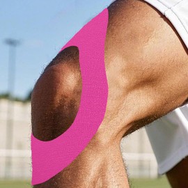 Kinesiology Tape Knee | Enhanced Knee Stability Tape | 10X Flexible Breathable Waterproof Patch for Added Stability Intense Workouts Rehabilitation Exercises Running High-Intensity Sports