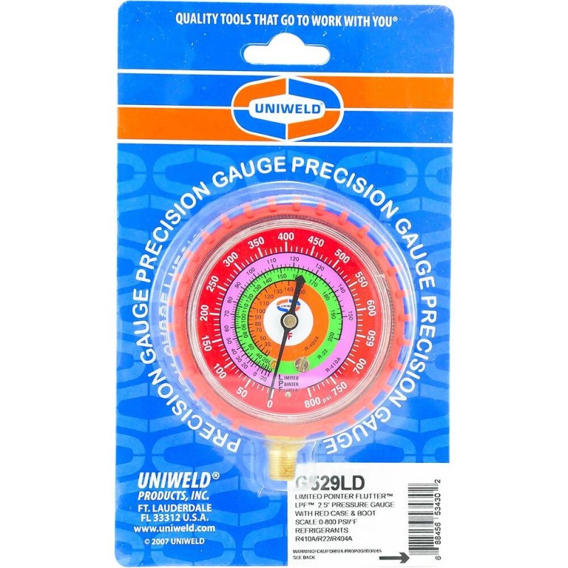 Uniweld G529LD Manifold Gauge High R-410A,R-22,R-