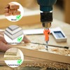 Nutmanel 5PCS Countersink Drill Bit Set, 8mm Adjustable Quick Release