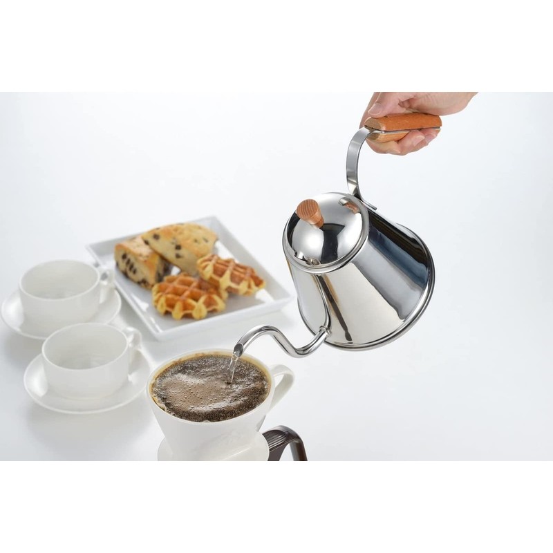 Yoshikawa 1 Litre Stainless Steel Cafe Time Drip Stove Kettle
