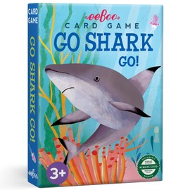eeBoo Go Shark Go Playing Cards, 1 EA