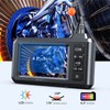 DEPSTECH Dual Lens Industrial Endoscope, 1080P Digital Borescope Inspection Camera,