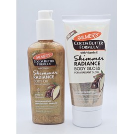 Palmer's Cocoa Butter Formula Shimmer Radiance Body Oil, Body Gloss Set