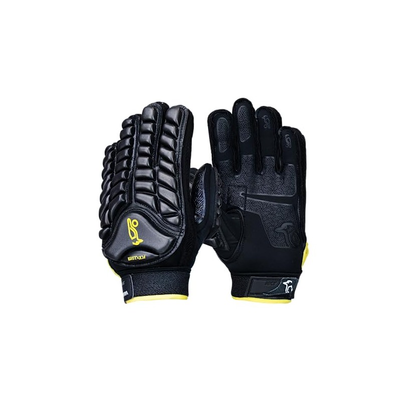 Kookaburra Siege Hockey Gloves - Black - XS L/H