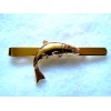 Unbranded #1 TIE BAR GOLD TONE FISH - MADE IN