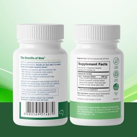 UROX Bladder Control, Safe and Effective Bladder Support Supplement for Men & Women, Helps Reduce Urinary Leakage, Incontinence, Frequency, Urgency, Night Trips to Bathroom - 60 Vegetarian Capsules