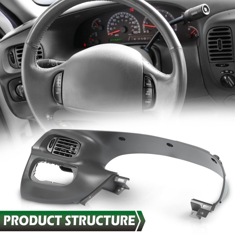 LQI Front Upper Dashboard Cover W/1 Switch Air Vent, Compatible