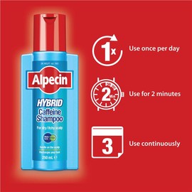 Alpecin Hybrid Caffeine Shampoo 250mL