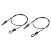 M METERXITY 2PCS Safety Cable Plastic Coated Steel Locking Rope