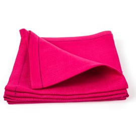 LinenMe X4 Emilia Napkins, 20 x 20, Pink