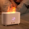 Flame Aroma Diffuser Automatic Power Off Colorful Breathing Light Quiet