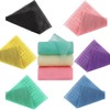 Xiaozuoyue African Net Sponge, 6-Pack Body Scrubber, Multi-Colour, Exfoliating Mesh