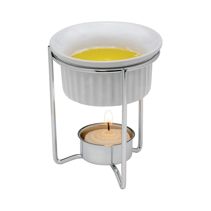 Maine Man Butter Warmer Set, For Serving Melted Butter, Seafood