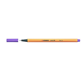 Stabilo Point 88 Fineliner Pen Lilac 1Pièce (S) – for Pens (Purple, Lilac, Orange, Metal, 0.4 mm, 1 Piece (S))