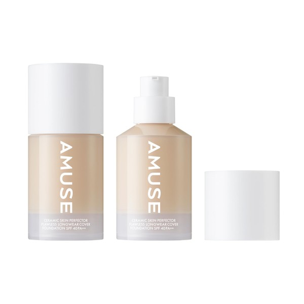 [AMUSE OFFICIAL] [NEW Ceramic Skin Perfect Foundation 1.0 fl oz