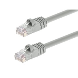 Monoprice 7FT 24AWG Cat6 550MHz UTP Ethernet Bare Copper Network Cable - Gray