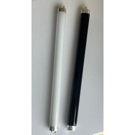 BuggyBands Bug Zapper Replacement Bulbs, Mosquito Killer Lamp, 1-Pack White & 1-Pack Black