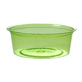 ECO PRODUCTS Compostable 2oz Portion Cups, Case of 2000, Clear Green Renewable Plant-Based PLA Plastic, Veridian Cold Food Containers, Lid Sold Separately, Disposable, ASTM Compliant, BPI-Certified