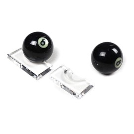 OUKENS Billiard Balls Position Marker, Transparent Position Marker Billiards Locator for Snooker Ball Snooker Table Accessories(American 57.2MM)