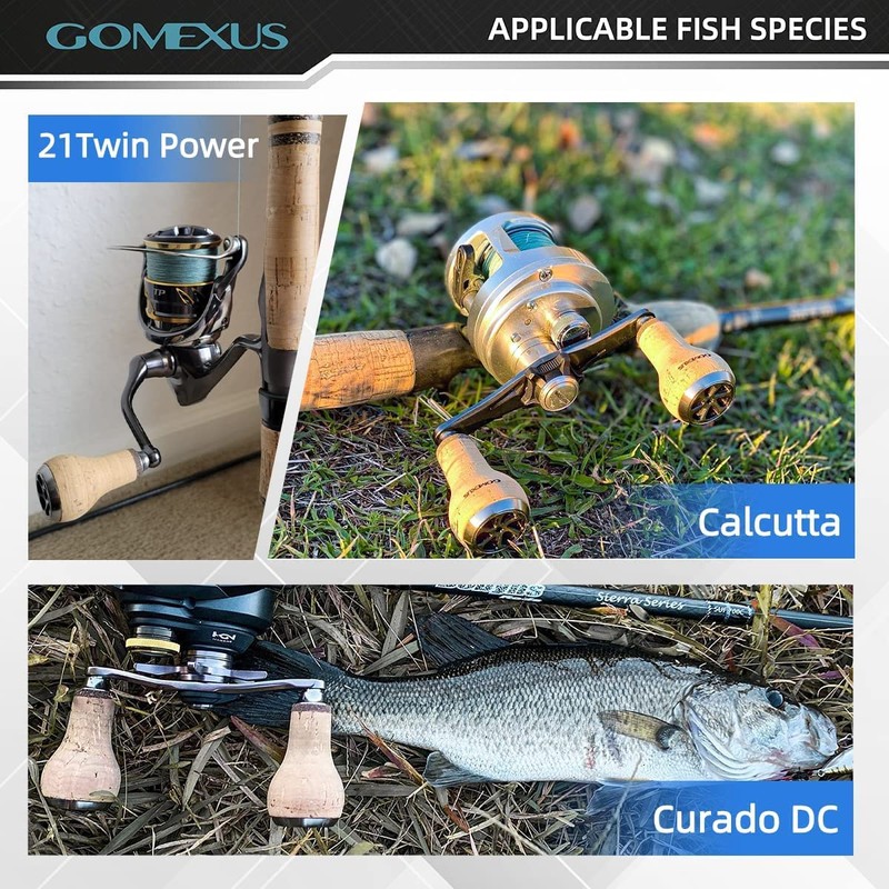 Gomexus Power Knob Compatible with Shimano Daiwa Spinning Reel Handle