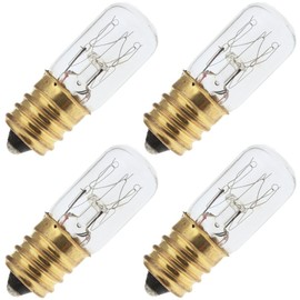 Industrial Performance 15T4C-S 130V (1 1/2"), 15 Watt, T4, Candelabra Screw (E12) Base Tubular Light Bulb (4 Bulbs)