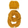Funky Junque Kids NO Pom Beanie Hat & Scarf Bundle