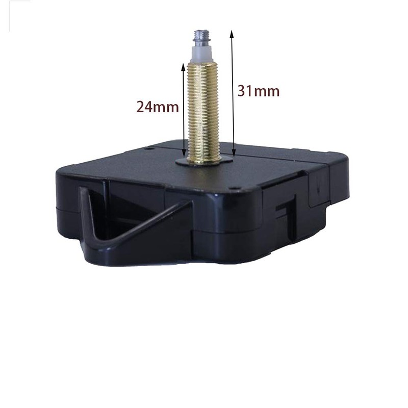 Carkio High Torque Clock Replacement Movement,31MM Long Clock Movement Metal