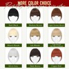 Felendy Clip in Bangs, Synthetic Fake Bang Hair Clip, French