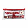 Team Direct Liverpool FC Particle Clear Pencil Case Stationery Set