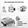 Silver LED Shoe Lights 2PCS, Rechargeable Shoe Flashlight with 3