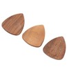 Wood Guitar Pick Holder Set 3 Pcs Wooden Guitar Picks