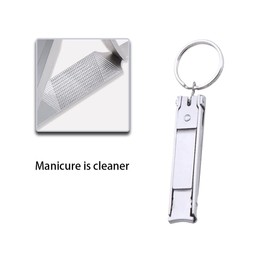 Nail Clipper Anti Splash Nail Cutter with Nail File Multifunctional Fingernail Trimmer for Men and Women