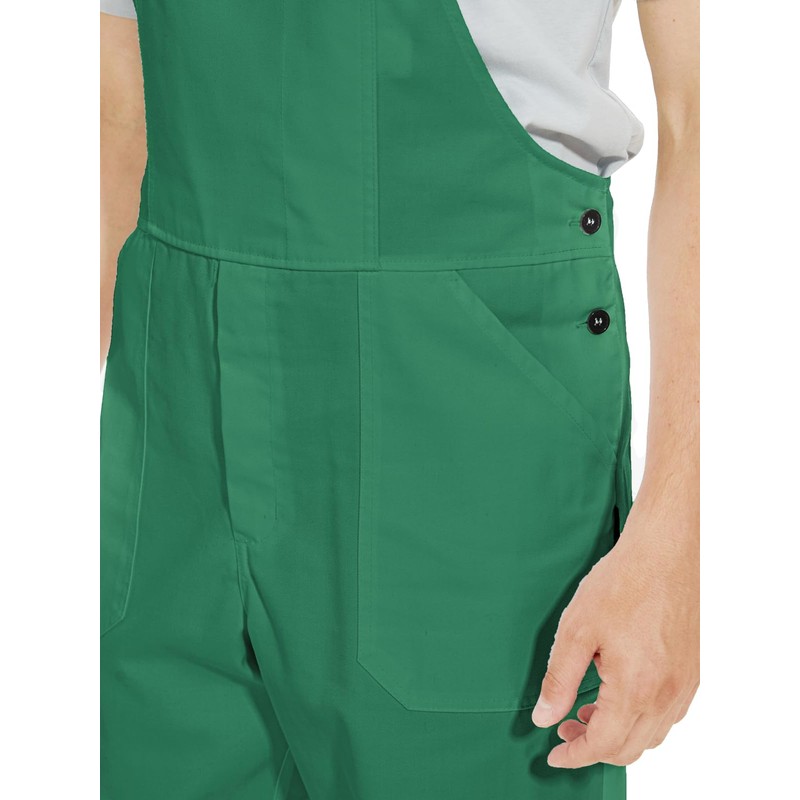WORK IDEA Men's Bib Overalls,Men's Overalls Workwear Lightweight with Adjustable