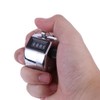 Handheld Clicker Counter, 4 Digit Display Manual Mechanical Counter, Hand