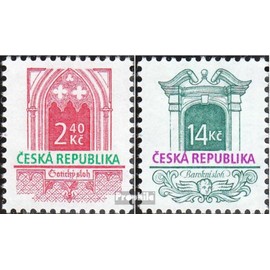 czech republic 92-93 (complete.issue.) unmounted mint/never hinged ** MNH 1995 Architectural Styles (Stamps for collectors)