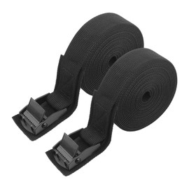 2PCS Heavy Duty Tie Down Straps,12Ft Maximum Load Capacity 330 lbs Lashing Strap Used to Fix Items,Adjustable Cam Buckle Straps Fit for Roof Rack,Cargo,Trailer,Motorcycle