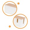 KICHOUSE Cable Storage Box Bamboo Lid Power Line Manager for