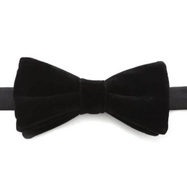 Ox & Bull Trading Co. Black Velvet Bow Tie