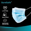 SureSafe 100 PCS ASTM Level-3 Masks Disposable, Blue face mask,