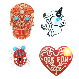 Gikfun PCB Board Brooch Decoration Practice Soldering Skill Training DIY Kit for School Learning Project GK1026