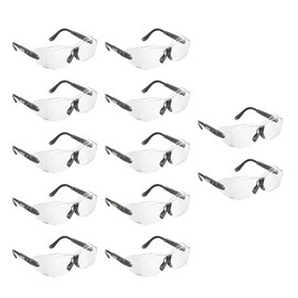 voltX 12 x RETRO SAFETY OVERGLASSES' – Suitable as FITOVERS for SMALL/MEDIUM size spectacle frames – Can also be worn as regular safety glasses. UKCA & CE EN166ft certified (Clear Lens)