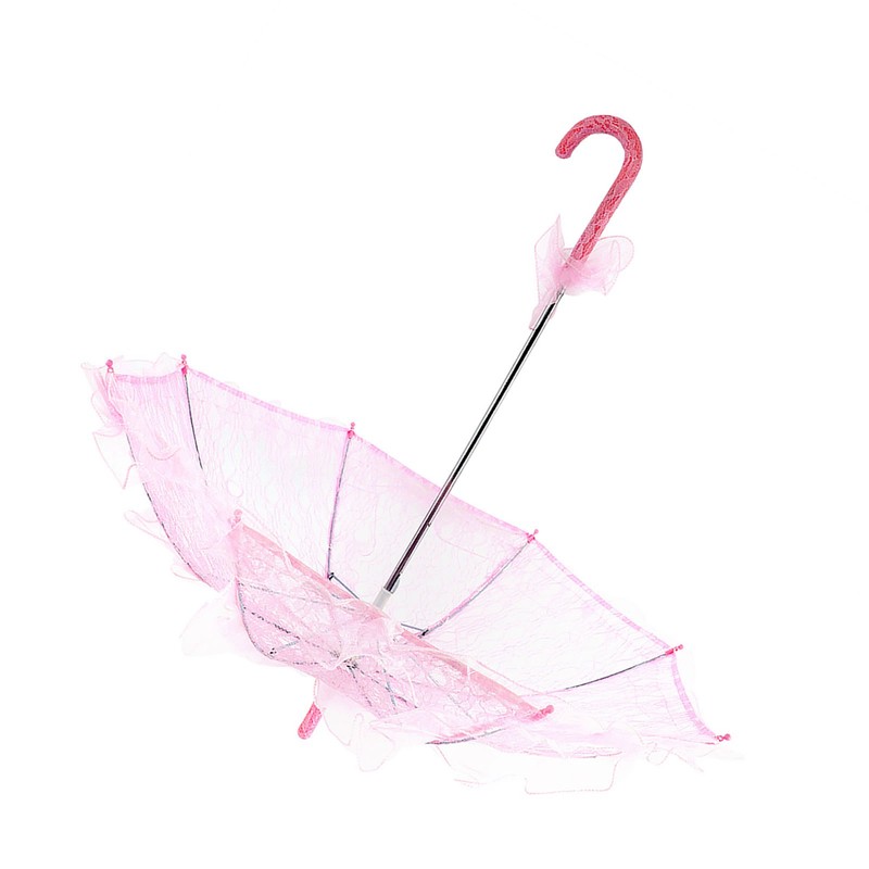 Bridal Lace Cotton Umbrella for Wedding Parties Dancing Photography Prop